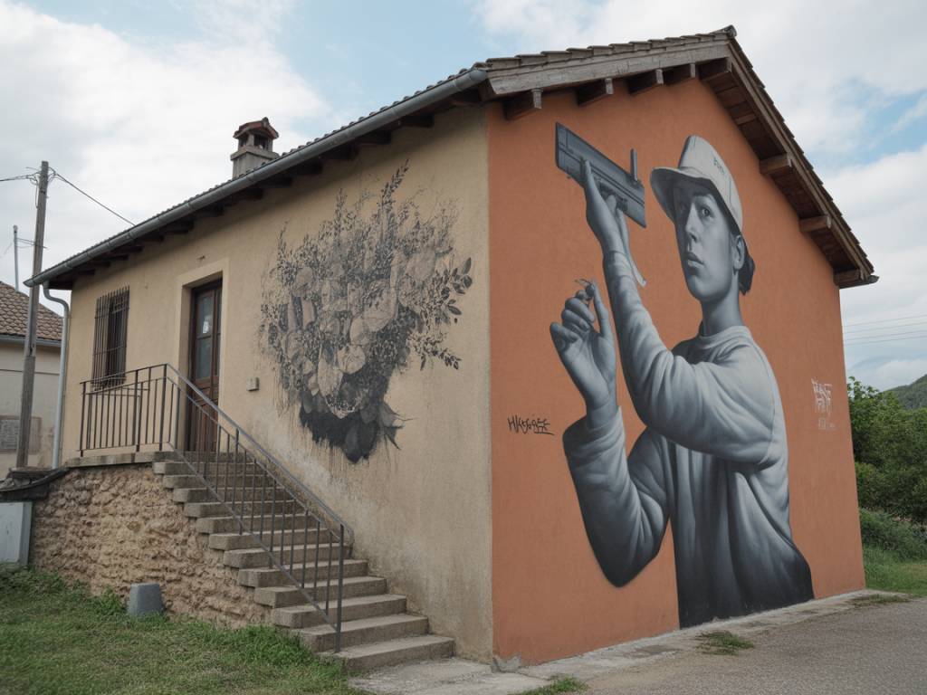Quand les artistes du street art investissent les villages oubliés : renaissance culturelle en milieu rural
