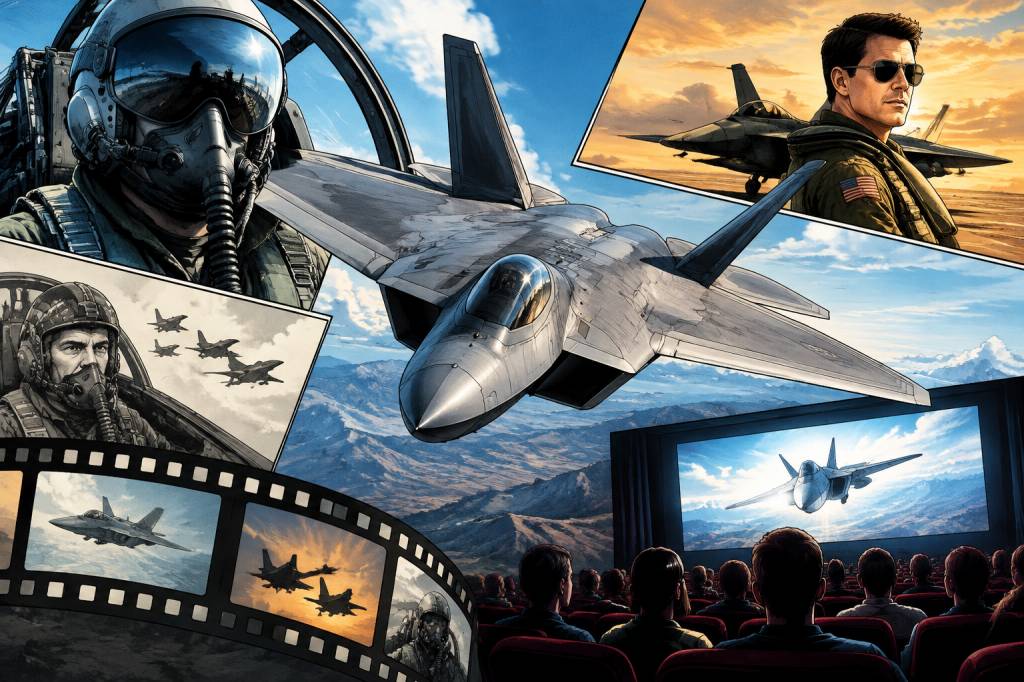 Avion de chasse americain au cinéma : quand la culture populaire s’empare de l’aéronautique