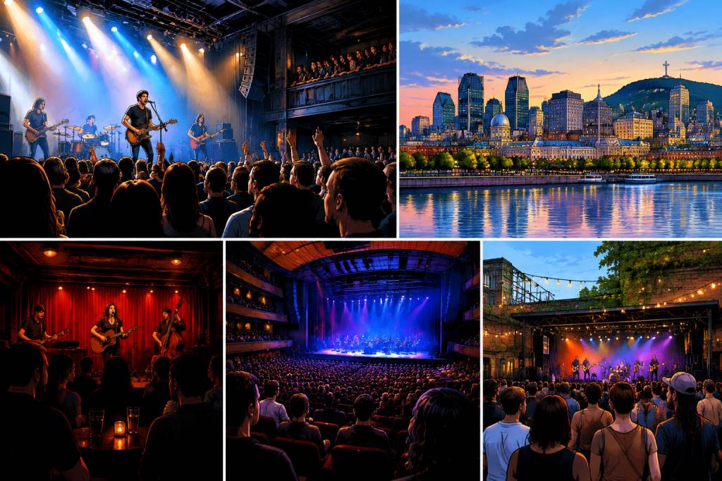 Les meilleures salles de concert à Montréal pour vivre la musique en direct