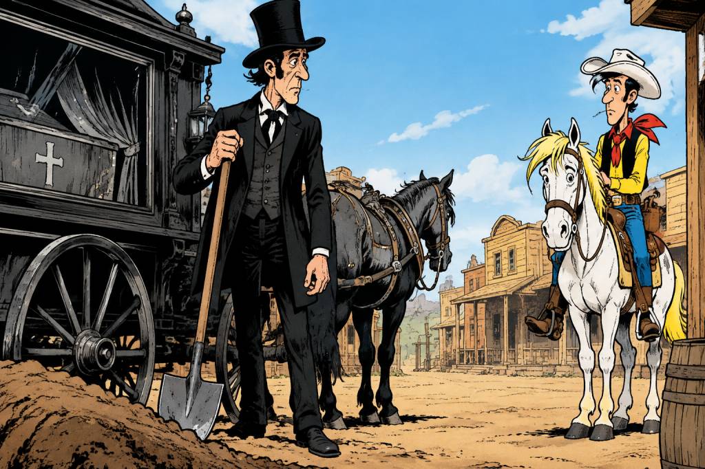 Le croquemort dans Lucky Luke : un personnage emblématique de la bande dessinée